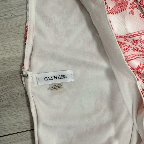 Calvin Klein Red and White Dress - Picture 5 of 7